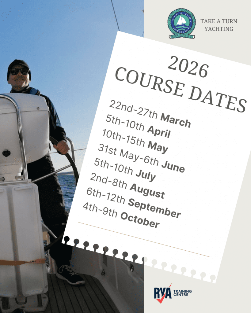 RYA Sailing Courses Cornwall 2 Course dates 2026 Instagram Post